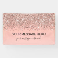 Girly Rose Gold Confetti Pink Gradient Ombre