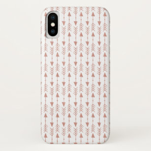 Girly Rose Gold Foil Look   Boho Tribal Arrows Case-Mate iPhone Case