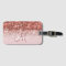 Girly Rose Gold Glitter Sparkles Monogram Name