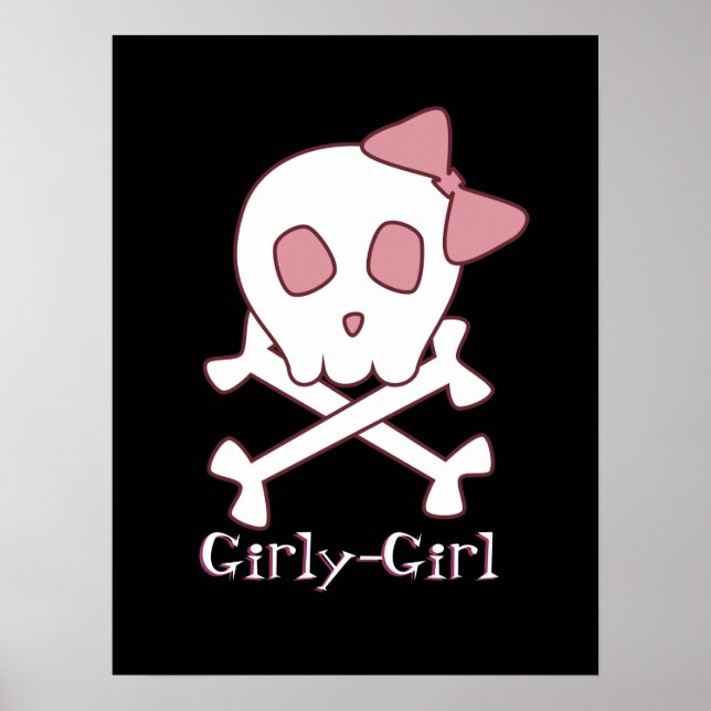 Girly Skull Poster (Front)