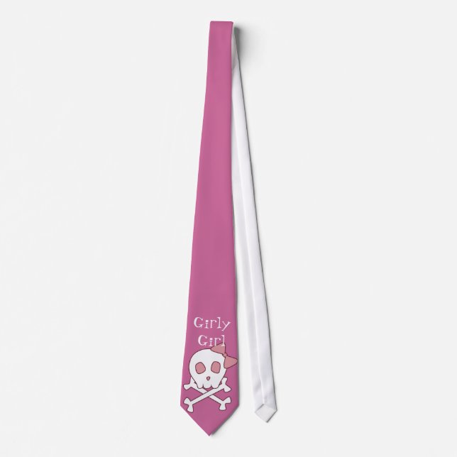 Girly Skull Tie (Front)