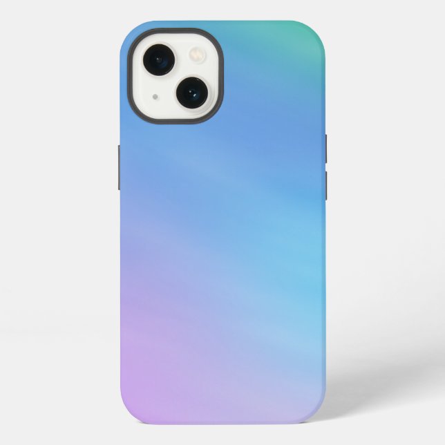 Girly Soft Rainbow Sky iPhone Case (Back)