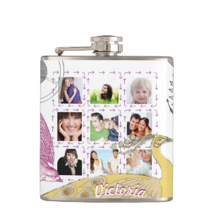 Girly Steam Punk Flasks