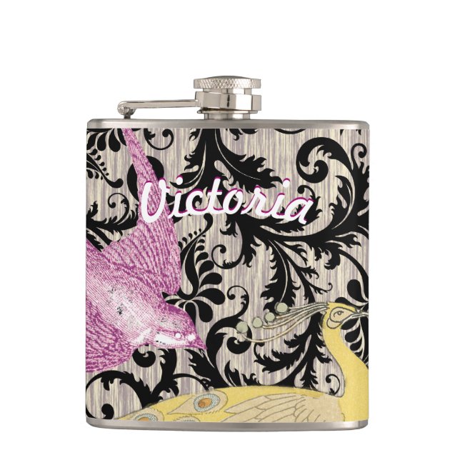 Girly Steam Punk Flasks (Front)