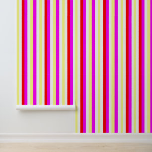 Girly Stripes Wallpaper