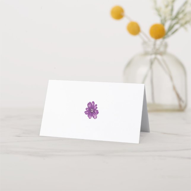Girly Style, Light Eggplant, Bleached Cedar Appointment Card (Front)