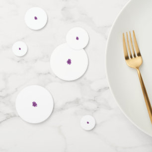 Girly Style, Light Eggplant, Bleached Cedar Confetti