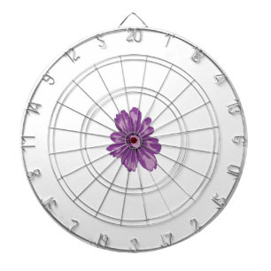 Girly Style, Light Eggplant, Bleached Cedar Dartboard