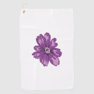 Girly Style, Light Eggplant, Bleached Cedar Golf Towel