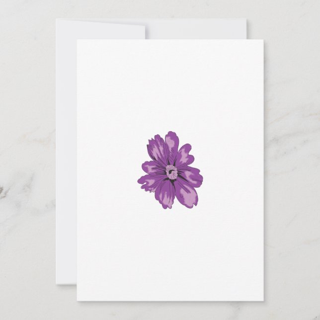 Girly Style, Light Eggplant, Bleached Cedar Holiday Card (Front)