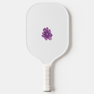 Girly Style, Light Eggplant, Bleached Cedar Pickleball Paddle