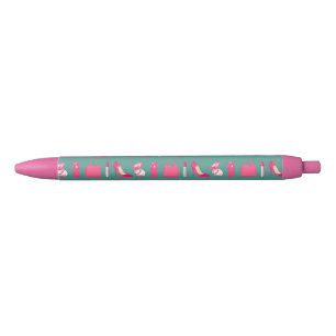 Girly things teal & pink pen