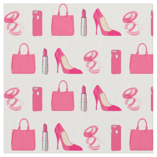 Girly things white fabric (Close Up)