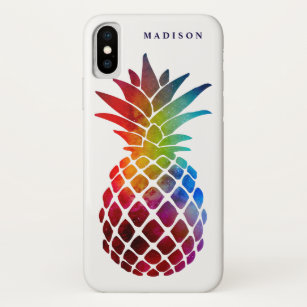 Girly Tropical Space Pineapple Cool Elegant Case-Mate iPhone Case
