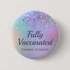 Girly Vaccinated Rainbow Glitter