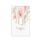 Girly Watercolor Blush Pink Roses Nursery Decor