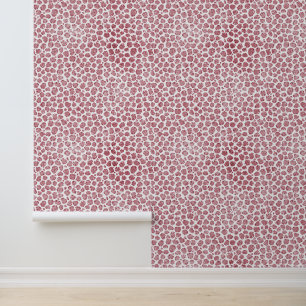 Girly White Pink Leopard Wallpaper