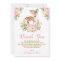 Girly Woodland Deer Baby Shower Birthday