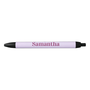 Girlyvibes hashtag light purple pink female vibes black ink pen