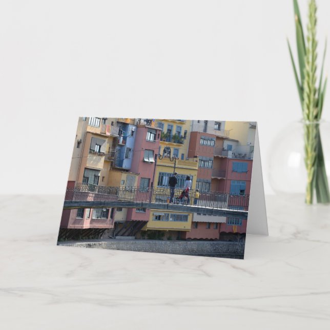 Girona (Gerona) Card (Front)