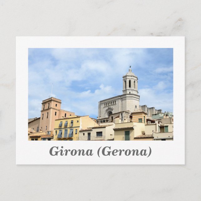 Girona (Gerona) Postcard (Front)
