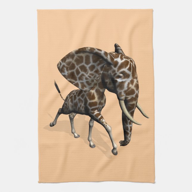 Girphant Or Eleffe Tea Towel (Vertical)