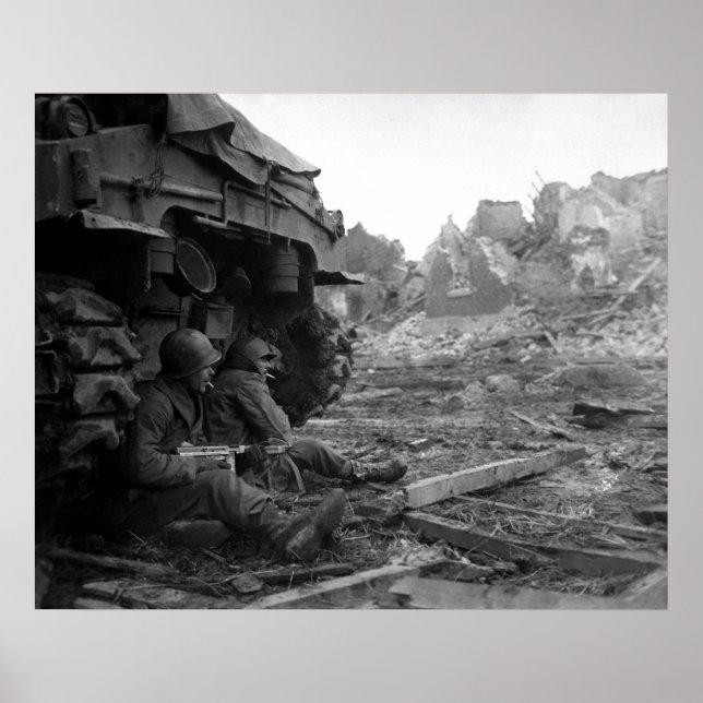 GI's at Geich, 1944 Poster (Front)