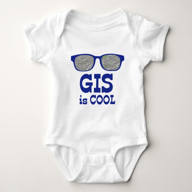 GIS Is Cool Baby Bodysuit (Front)