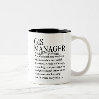 Gis manager Two-Tone coffee mug