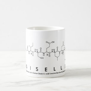Giselle peptide name mug
