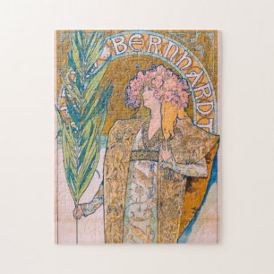 Gismonda, Sarah Bernhardt, Mucha Jigsaw Puzzle