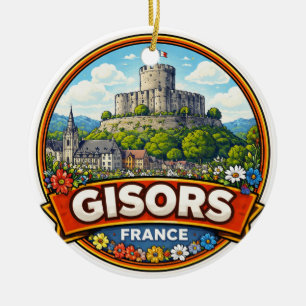 Gisors France  Ceramic Ornament
