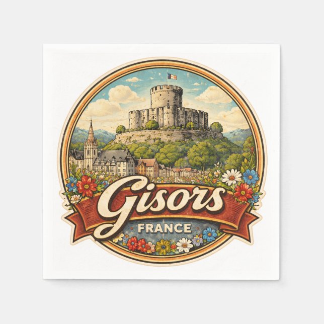 Gisors France Napkin (Front)