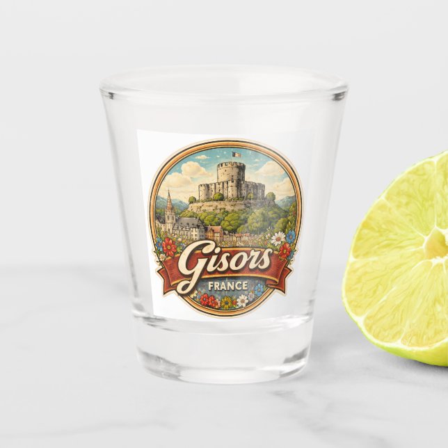 Gisors France Shot Glass (Front)