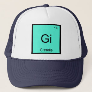 Gisselle  Name Chemistry Element Periodic Table Trucker Hat
