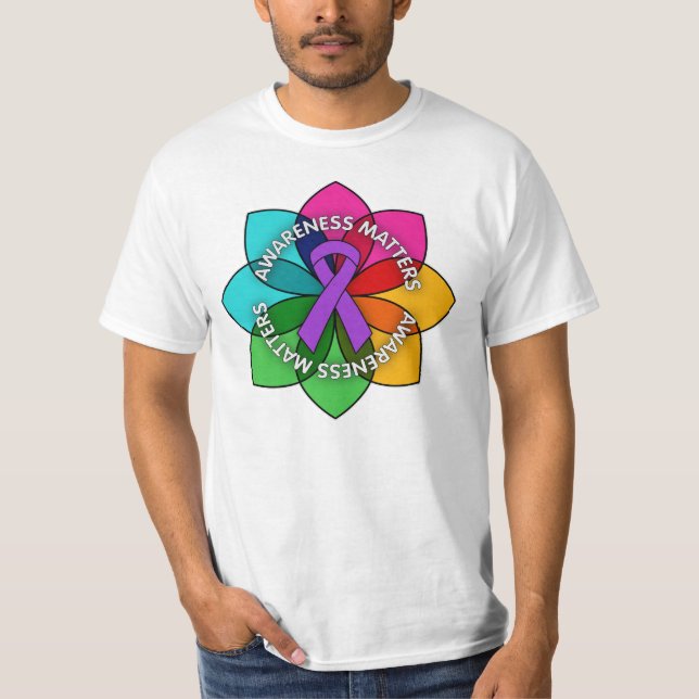 GIST Cancer Awareness Matters Petals T-Shirt (Front)