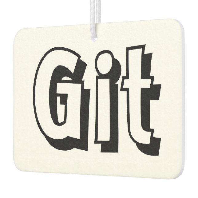 Git Car Air Freshener (Left)