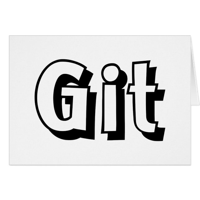 Git Card (Front Horizontal)