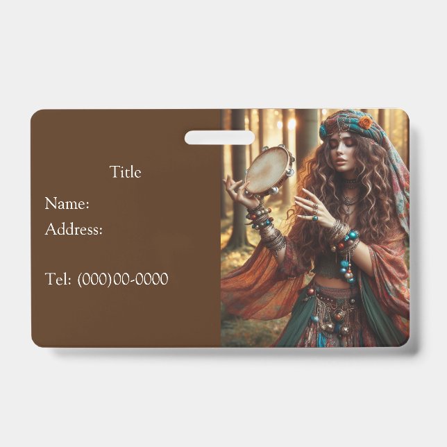 Gitana ID Badge (Front)