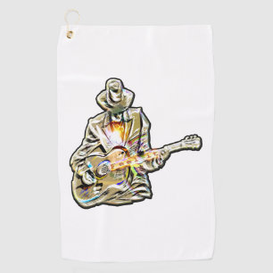 Gitarren Blues Mann - Feel it Golf Towel
