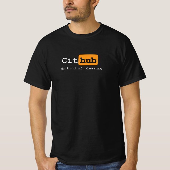 GitHUB, black T-Shirt (Front)