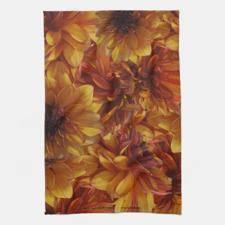 Gitt's Crazy Dahlia Tea Towel