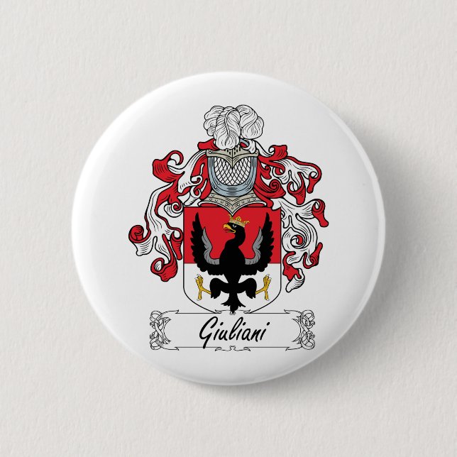 Giuliani Family Crest 6 Cm Round Badge (Front)