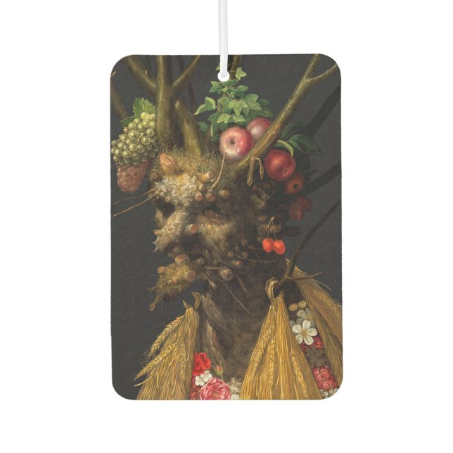 Giuseppe Arcimboldo - Four Seasons in One Head Car Air Freshener (Front)