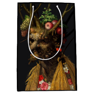 Giuseppe Arcimboldo - Four Seasons in One Head Medium Gift Bag