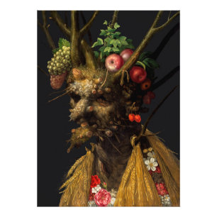 Giuseppe Arcimboldo - Four Seasons in One Head Photo Print