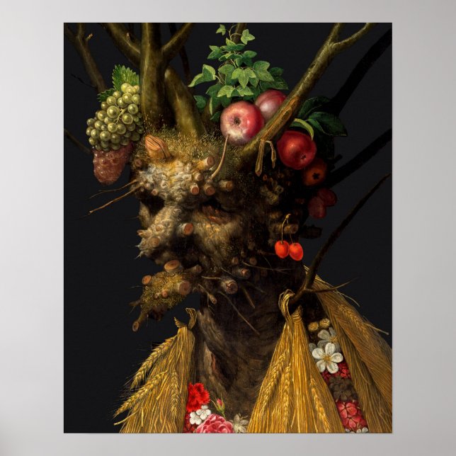Giuseppe Arcimboldo - Four Seasons in One Head Poster (Front)