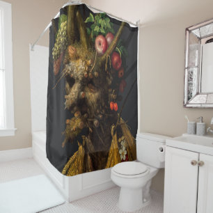 Giuseppe Arcimboldo - Four Seasons in One Head Shower Curtain