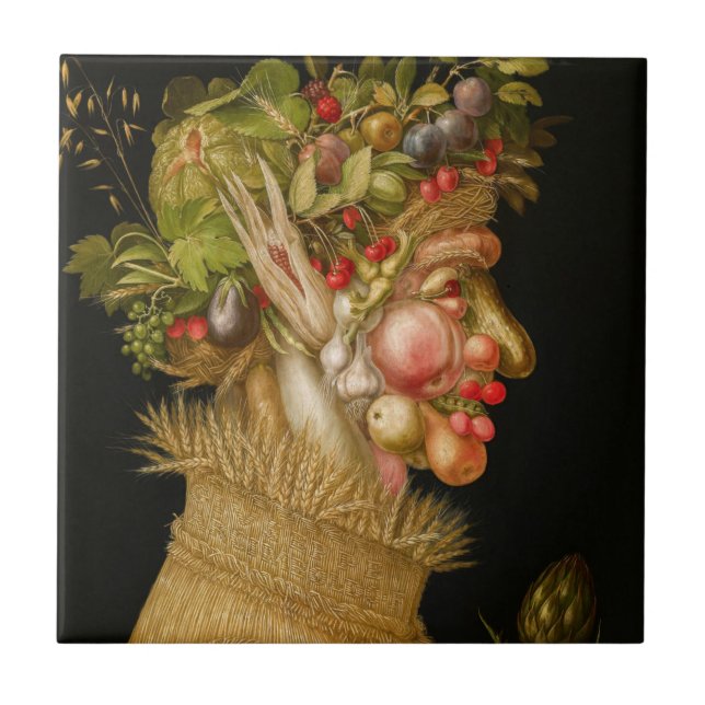 Giuseppe Arcimboldo - Summer Ceramic Tile (Front)