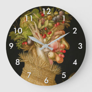 Giuseppe Arcimboldo - Summer Large Clock